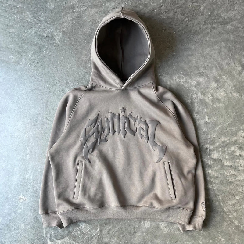 FlowAscend Retro Gothic Hoodie