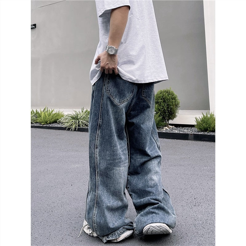 Men's Vintage Wash Wave Jeans