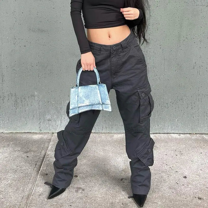 Trendy Slim Fit Loose Ladies' Street Jeans