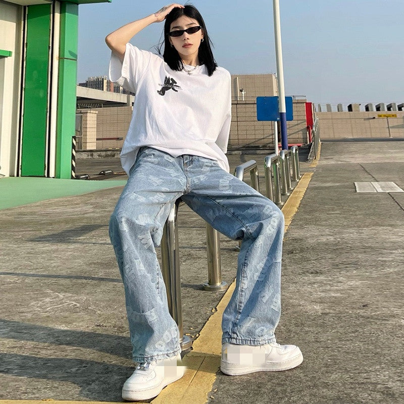 Fashion Hot Girls Niche Jeans