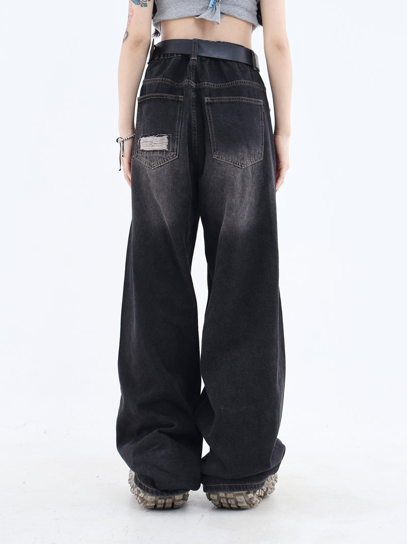 Street Patch Baggy Jeans