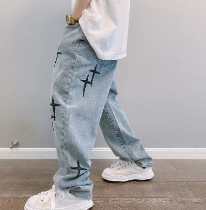 Men's Loose Light Jeans