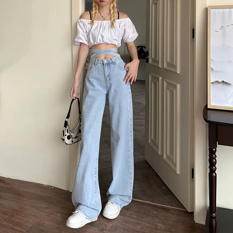Trendy Slim Fit Casual Ladies' Street Jeans