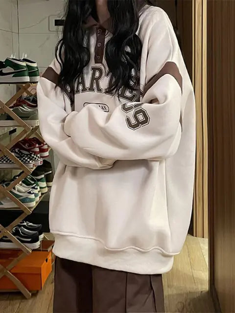 Women’s Plus Velvet Loose Fit Hoodier