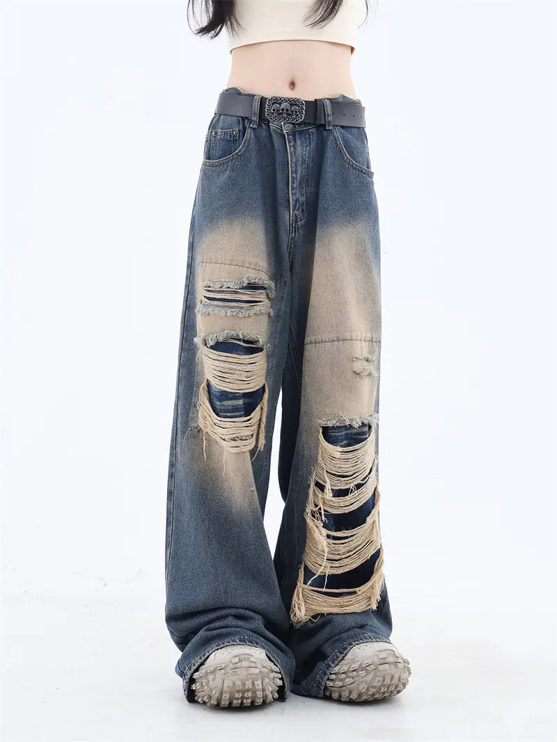 Street Patch Baggy Jeans