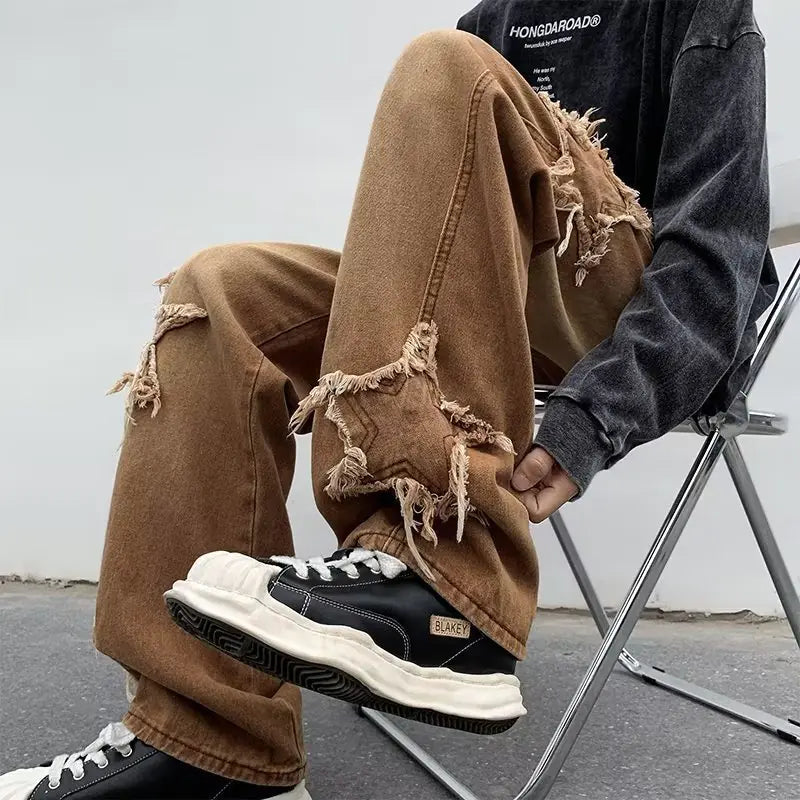Denim Wash Star Jeans