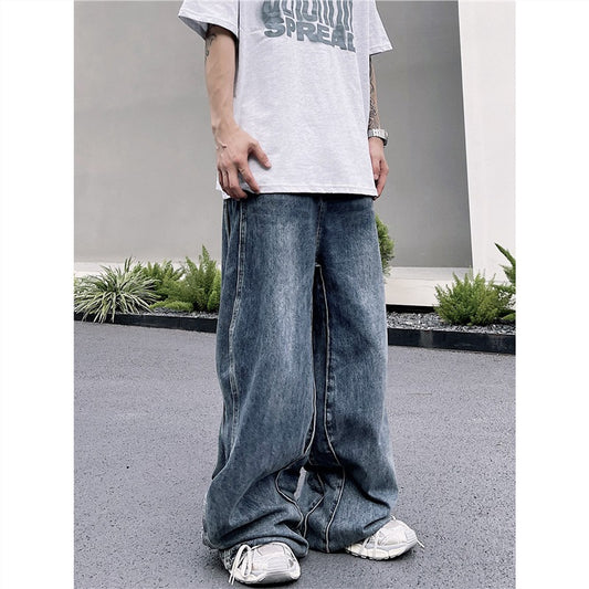 Men's Vintage Wash Wave Jeans