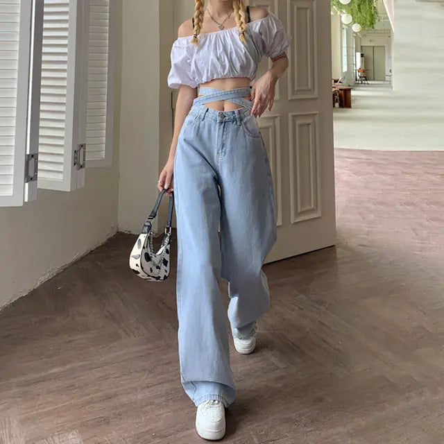 Trendy Slim Fit Casual Ladies' Street Jeans