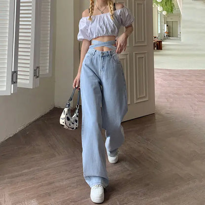 Trendy Slim Fit Casual Ladies' Street Jeans