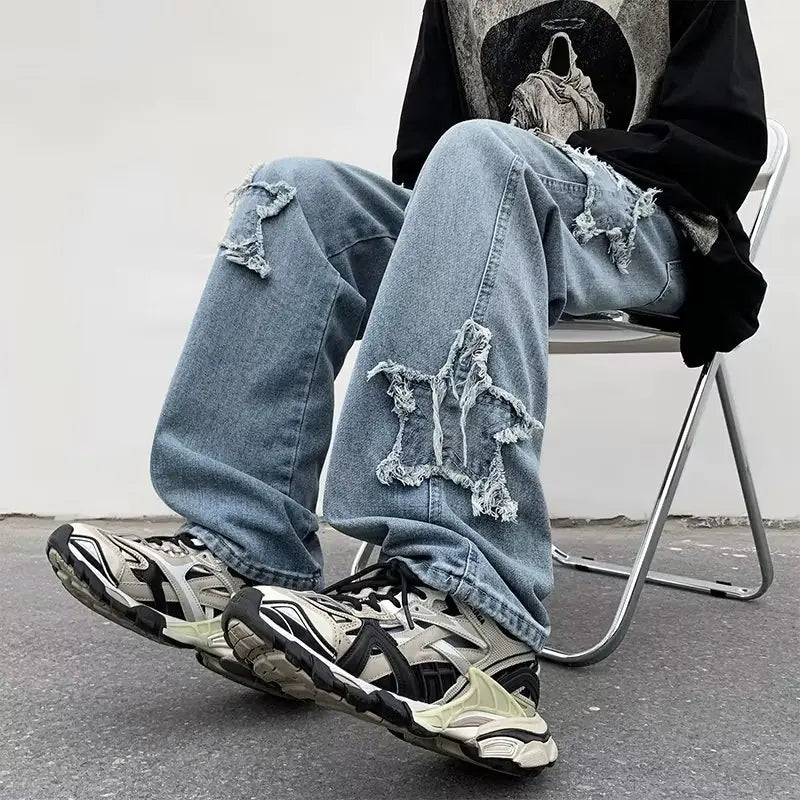 Denim Wash Star Jeans