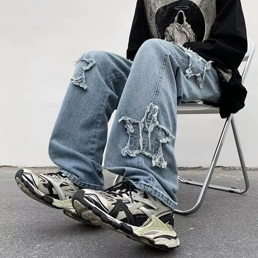 Denim Wash Star Jeans