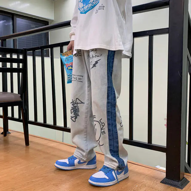 Men’s Loose Straight-Leg Jeans