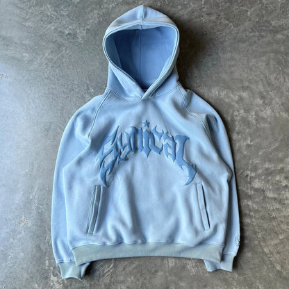 FlowAscend Retro Gothic Hoodie