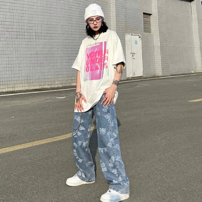 Fashion Hot Girls Niche Jeans